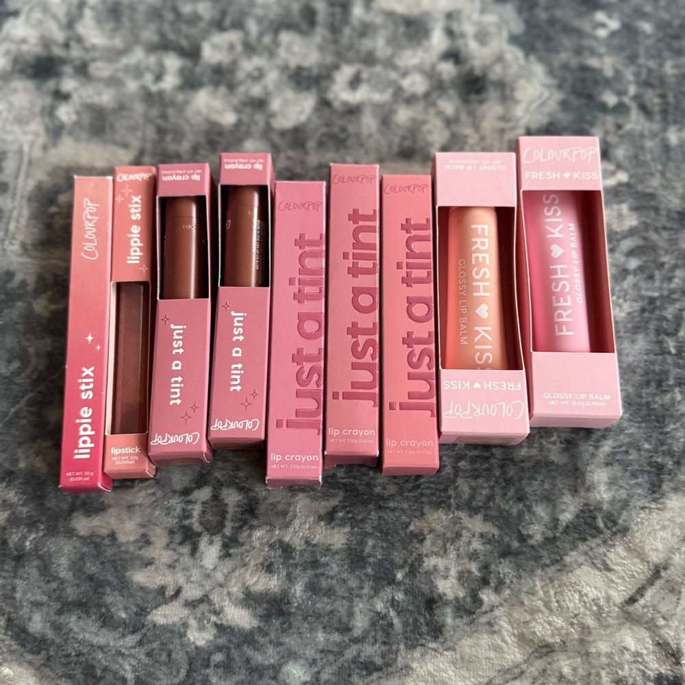 Colourpop Mega Bundle of NWT Lip Products